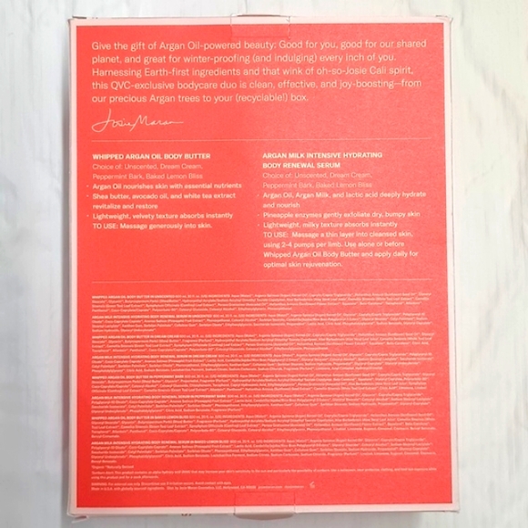 Josie Maran Mega-Size 20oz Argan Body Butter & Milk Body Serum Set - Picture 3 of 11